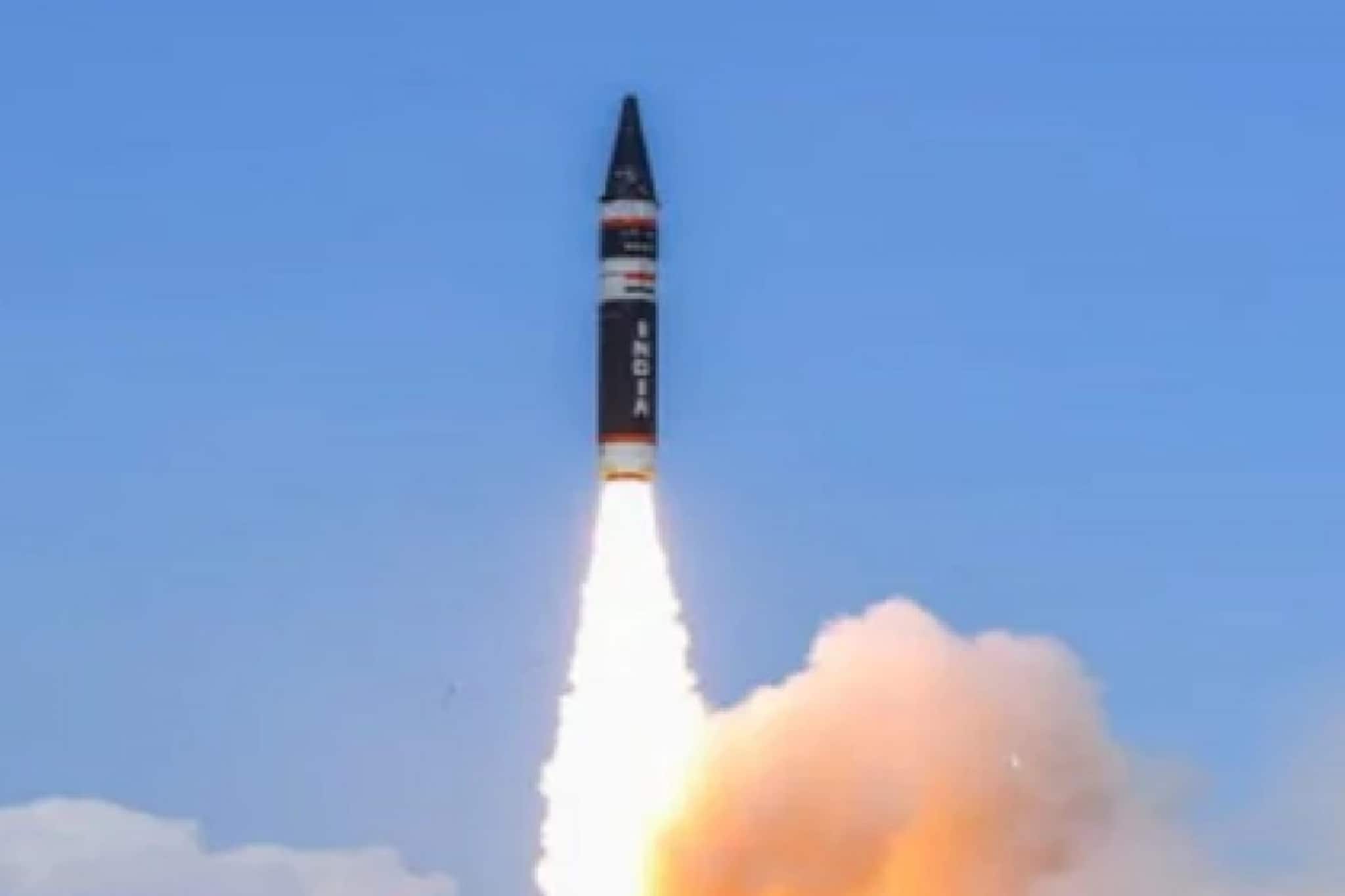 ব্যালিস্টিক মিসাইল ‘অগ্নি পি’-র সফল উৎক্ষেপণ, শত্রুদের শক্তি দেখাল ভারত