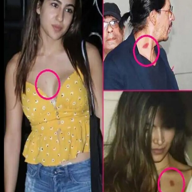 তখন সারা আলি খান আর কার্তিক আরিয়ানের প্রেমের 'খবর'-এ মশগুল বলিউড, সেই সময়ই একদিন সৈফ কন্যাকে দেকা গেল একটা হলুদ টপ আর শর্টস-এ গলার নীচে জ্বলন্ত লাভ-বাইট