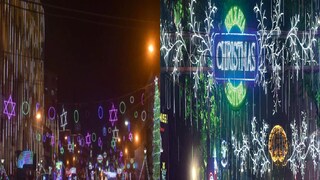 বড়দিনে পার্কস্ট্রিট। ফাইল ছবি। 