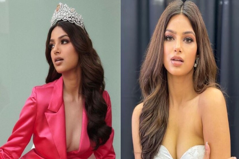 ছবিতে পরিষ্কার দেখতে পাওয়া যাচ্ছে মিস ইউনিভার্সের (Miss Universe Harnaaz Sandhu) মুকুট মাথায় রয়েছে তাঁর ৷ মিস ইউনিভার্সের কোর্ট পরেছেন হরনাজ সেখানে না ছিল অন্তর্বাস না ছিল টপ ৷ ছবি সৌজন্যে ইনস্টাগ্রাম ৷