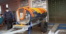 পূর্ব বর্ধমানে নির্মিত হল পানীয় জলের ট্যাঙ্কার পূর্ব বর্ধমানে নির্মিত হল পানীয় জলের ট্যাঙ্কার