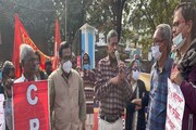 বীরভূমের দেউচা পাঁচামি কোল ব্লকের বিরোধিতা করে বামপন্থী ২৫ সংগঠনের ডেপুটেশান