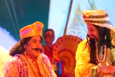 পরিবেশ সচেতনতায় বহুরূপীদের রাজসভা