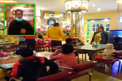 দুস্থ পরিবারের শিশুদের খাওয়ান হল রেস্টুরেন্টে