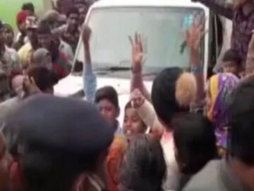 বিক্ষোভের সময়ের ছবি। ছবি- এএনআই
