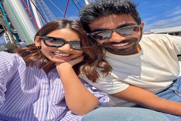 ক্রিকেট থেকে অনেক দূরে সঞ্জনাকে নিয়ে নীল সমুদ্রে হারালেন বুমরাহ