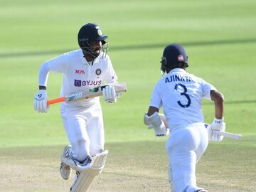 Cheteswar Pujara and Ajinkya Rahane scores half century in 2nd test 2nd innings- Photo Courtesy- Twitter 