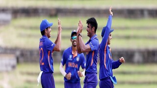 আয়ারল্যান্ডকে ১৭৪ রানে হারিয়ে সুপার লিগ কোয়ার্টার ফাইনালে পৌঁছে গেছে ভারতের ছোটরা