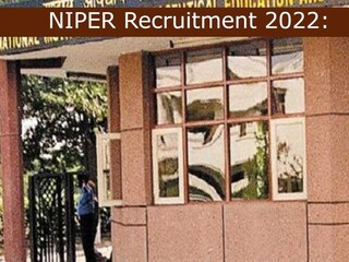 NIPER Recruitment 2022
