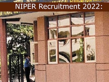 NIPER Recruitment 2022