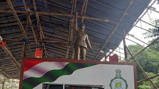 নেতাজির ট্যাবলো থাকছে রাজ্যের রেড রোডের কুচকাওয়াজে। নিজস্ব চিত্র