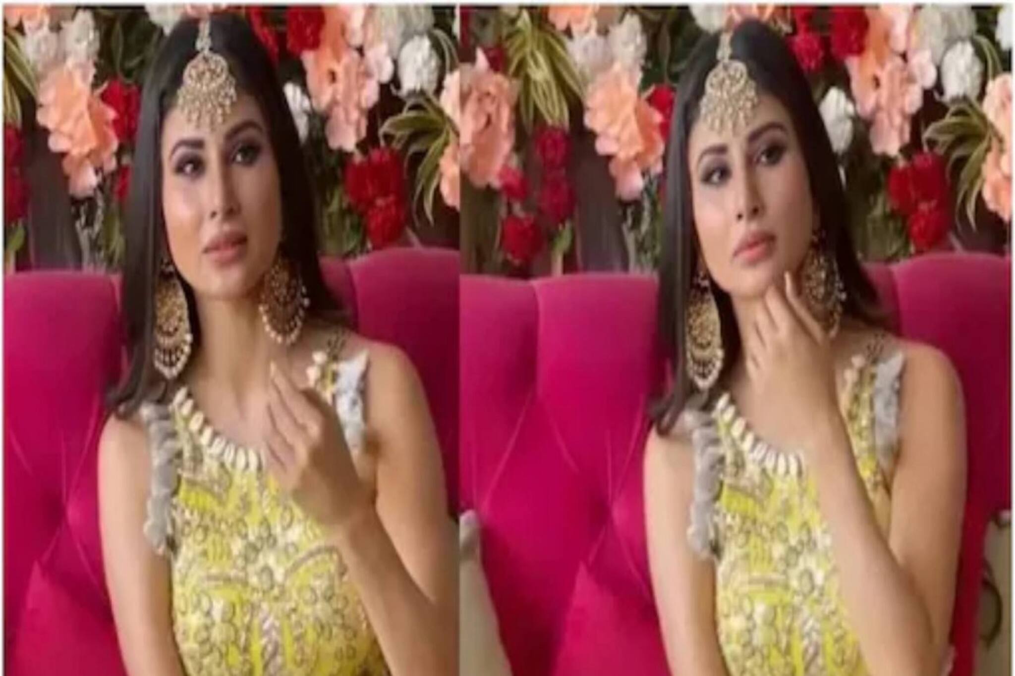 গাঁটছড়া বাঁধার পরও সামাজিক মাধ্যমে হলুদ বসন্ত মৌনীর প্রাক বিয়ের পার্বণে