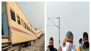 দুর্ঘটনাস্থলে রেলমন্ত্রী অশ্বিনী বৈষ্ণব৷ দুর্ঘটনাস্থলে রেলমন্ত্রী অশ্বিনী বৈষ্ণব৷