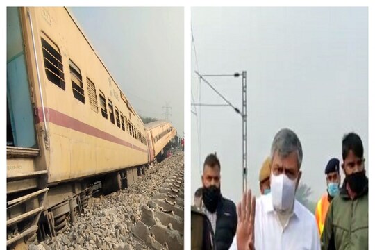 দুর্ঘটনাস্থলে রেলমন্ত্রী অশ্বিনী বৈষ্ণব৷