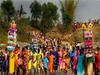 টুসু উৎসব। সংগৃহীত ছবি। 