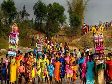 টুসু উৎসব। সংগৃহীত ছবি। 