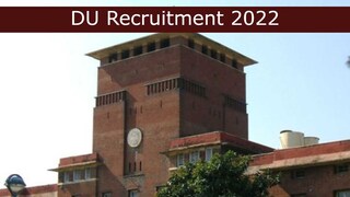 DU Recruitment 2022