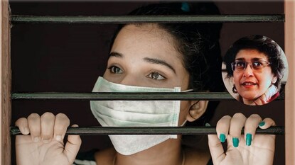 কোভিডে আক্রান্ত বিশ্ব! (ইনসেটে) মনোবিদ ঝুমা বসাক। কোভিডে আক্রান্ত বিশ্ব! (ইনসেটে) মনোবিদ ঝুমা বসাক।