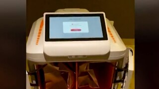 Room service robot delivers food at Winter Olympics. Photo Courtesy: Reuters