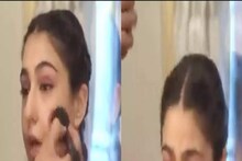 গোলাপি শার্টে মেক-আপ রুমে বসেছিলেন সারা! আচমকা ঘটল বিপত্তি! দেখুন...