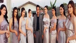 Man lives a happy life with eight wives is well-liked Man lives a happy life with eight wives is well-liked