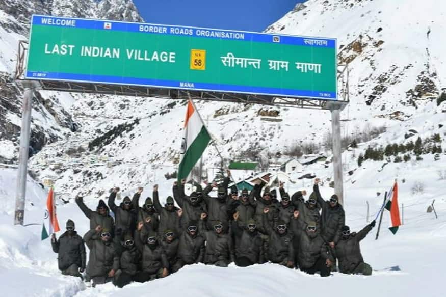 republic day 2022: temperature 0 to minus 45 degree celsius itbp hoisted national flag everywhere