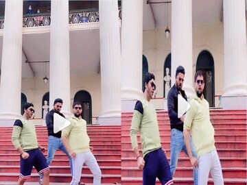 নীল-রুবেল-রোহনের নাচ। 