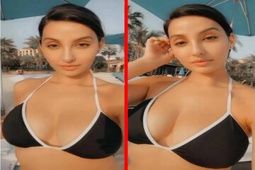 কালো-সাদা বিকিনিতে দুবাইয়ের রোদে নোরা ফতেহি, রূপের আগুনে ঝলসে যাবেন!