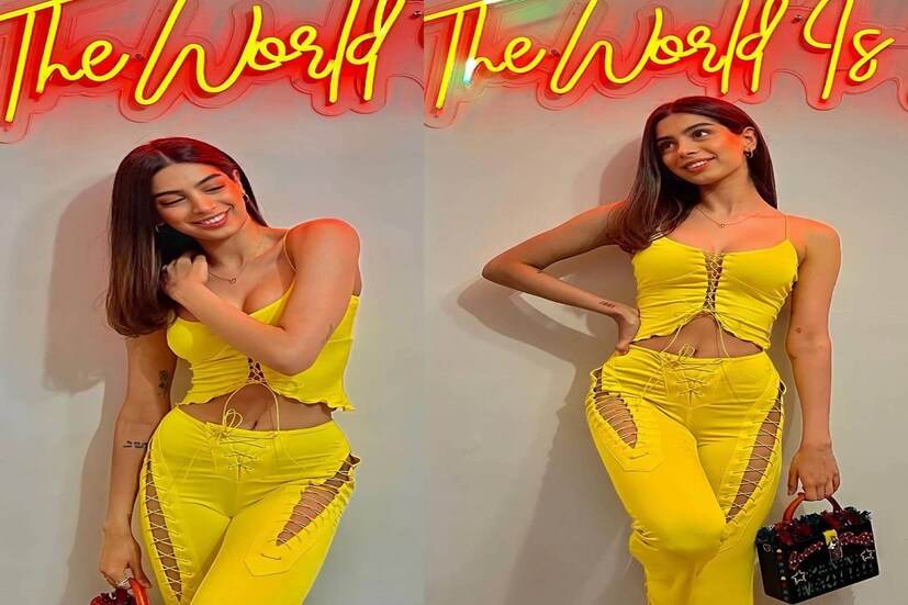 শ্রীদেবীর বড় মেয়ে জাহ্নবী কাপুর বলিউডে পা রেখেছেন অনেক দিন আগেই। ফ্যাশনে ও গ্ল্যামারে যেন তাঁকেও এবার টেক্কা দিচ্ছেন ছোট মেয়ে খুশি কাপুর (Khushi Kapoor)। উজ্জ্বল হলুদ কো-অর্ড পোশাকে পাক্কা ফ্যাশনিস্তা খুশি (Khushi Kapoor)।