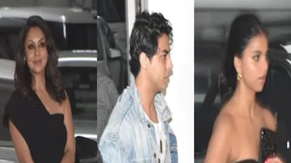 Gauri Khan Aryan Khan Suhana Khan (Photo Viral Bhayani) Gauri Khan Aryan Khan Suhana Khan (Photo Viral Bhayani)