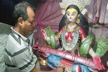 হঠাৎ বৃষ্টি, থমকে গেল প্রতিমা বিক্রি। হতাশ মৃৎশিল্পীরা! 