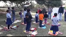 ফাঁকা মাঠে শুরু হল পাড়ায় শিক্ষালয়