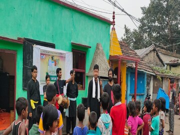 Coronavirus awareness camp organised by UNICEF in Kolkata Municipal corporation's different ward