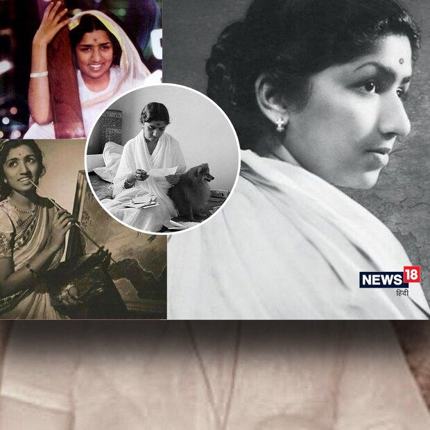 ১৯৪৫ সালে মাস্টার বিনায়কের হিন্দি ভাষার চলচ্চিত্র 'বাদি মা'-তে তার ছোট বোন আশা ভোঁসলের সঙ্গে একটি ছোট ভূমিকায় অভিনয় করার সুযোগ পান লতা মঙ্গেশকর। তিনি মারাঠি ছবিতে নায়িকার বোন, নায়কের বোনের মতো ছোটখাটো চরিত্রে অভিনয় করেছিলেন, কিন্তু তিনি কখনই একদম মেক-আপ পরতে এবং ক্যামেরার সামনে কাজ করতে পছন্দ করেননি।