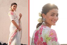 শ্বেতশুভ্র শাড়িতে 'গঙ্গুবাঈ'-এর প্রচার, আলিয়ার থেকে চোখ সরানো দায়!