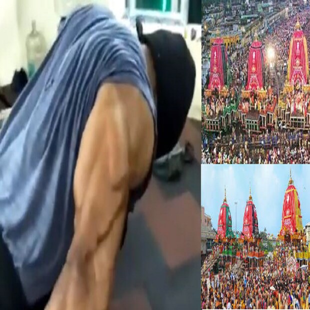 মন্দিরের বাইরে তাঁর জগন্নাথদেবের সেবা করার কথা নয় কিন্তু করোনার সংক্রমণের ফলে সেই সুযোগ পান অনিল ৷ ভক্ত সংখ্যা অত্যন্ত কম থাকায় সেবায়েতদেরই দায়িত্ব পরে ৷ ফলে তিনিও পথে নামেন রথযাত্রায় ৷ সংগৃহীত ছবি ৷