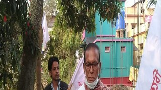 প্রচারে ভানুপদ সাহা৷ 