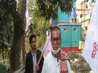 প্রচারে ভানুপদ সাহা৷ 
