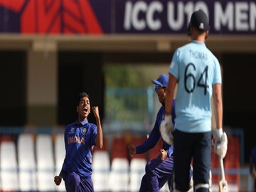 U19 World Cup Final: Ravi Kumar with a dream strart in final between India vs England- Photo Courtesy- Cricket World Cup/ Twitter 