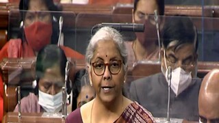 বাজেট পেশ করছেন নির্মলা সীতারমণ৷ Photo- ANI