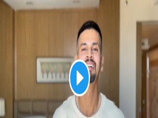 IPL Auction 2022: Shreyash Iyer unleash killer instinct after picked up by KKR- Photo Courtesy- Twitter/ Video Grab 