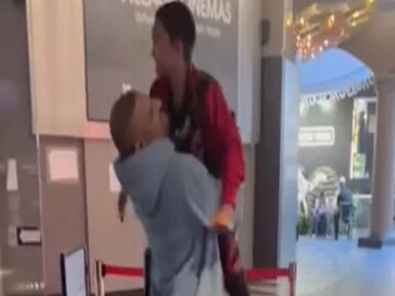 Viral Video: shikhar dhawan meet with his son zoravar after 2 years video goes viral- Photo Courtesy- Instagram/ Video Grab 
