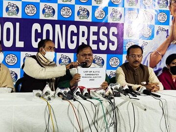 প্রার্থী তালিকা ঘোষণা তৃণমূলের। নিজস্ব চিত্র