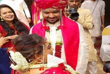 পুষ্পার গান আন্তাভা-র তালে নতুন বউয়ের উদ্দাম নাচ,বরমালা দিতে নিয়ে যেতে হল বরকে