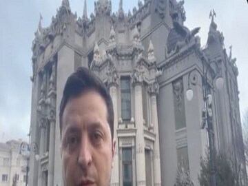 জেলেনস্কির ভিডিও বার্তা৷ 
