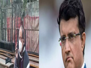অশোক ভট্টাচার্য এবং সৌরভ গঙ্গোপাধ্যায়।  