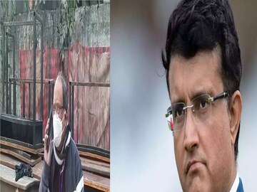 অশোক ভট্টাচার্য এবং সৌরভ গঙ্গোপাধ্যায়।  