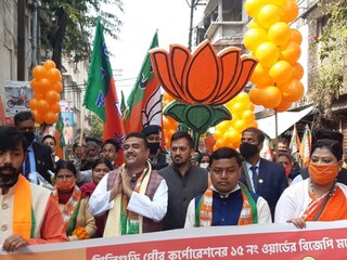 প্রচারে শুভেন্দু অধিকারী
