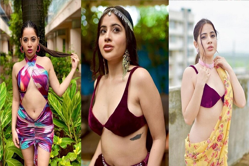 *'বিগ বস ওটিটি' খ্যাত উরফি জাভেদ তাঁর সাহসী ছবি এবং অনন্য ফ্যাশন শৈলীর জন্য খুব কম দিনেই অত্যন্ত জনপ্রিয়তা লাভ করেছে। অভিনেত্রী যখনই ঘর থেকে বাইরে আসেন, তখনই নতুন স্টাইলের পোশাক পরে সকলকে চমকে দেন। (ছবি: ইনস্টাগ্রাম)। 
