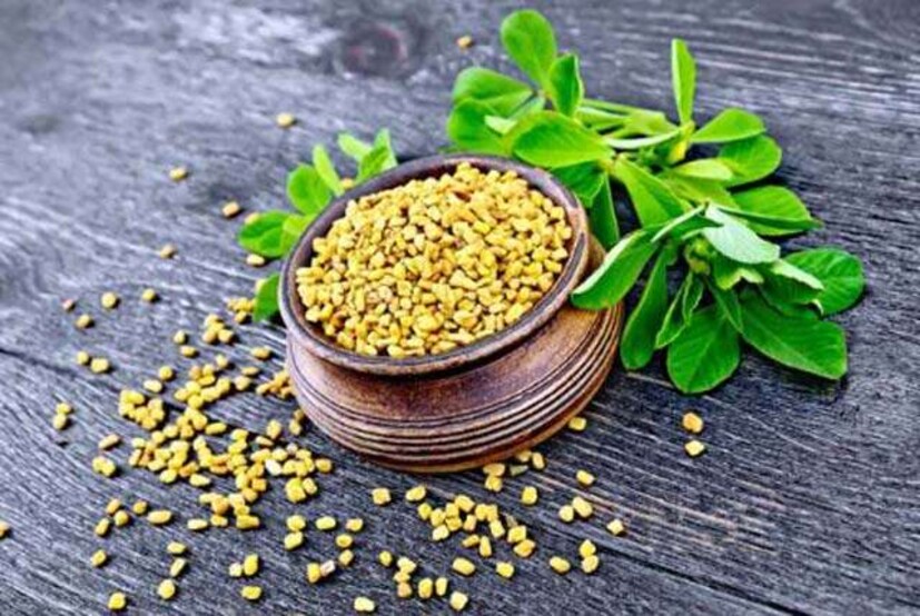 সারা রাত মেথি ভিজিয়ে রাখুন। পরদিন সকালে মিক্সিতে বেটে নিন। এটা সরাসরি চুলে লাগাতে পারেন প্যাকের মতো, দই-মধুর সঙ্গে মিশিয়েও লাগাতে পারেন। মিশ্রণ চুলে শুকিয়ে গেলে মাইল্ড কোনও শ্যাম্পু দিয়ে ধুয়ে নিন।  